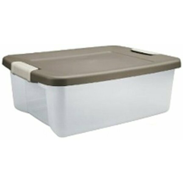 Sterilite LATCH BOX 64 QT PURPLE 14977306